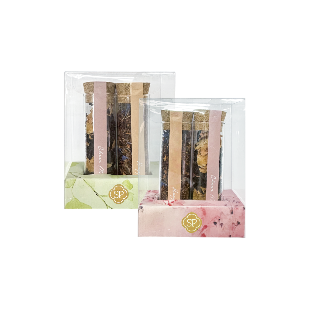 SP Tea Tube in Transparent Box (Min. 20)