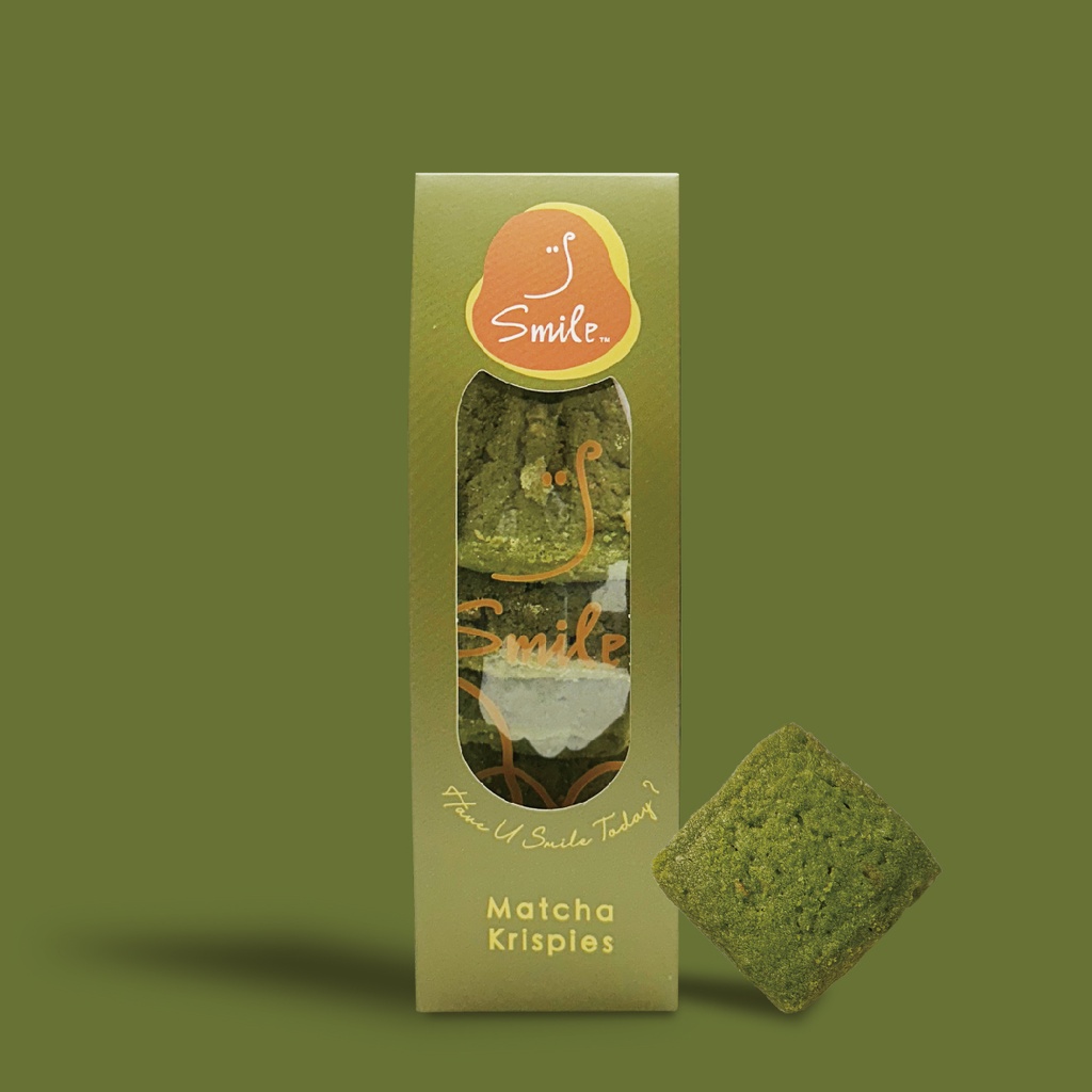 Matcha Krispies Cookies